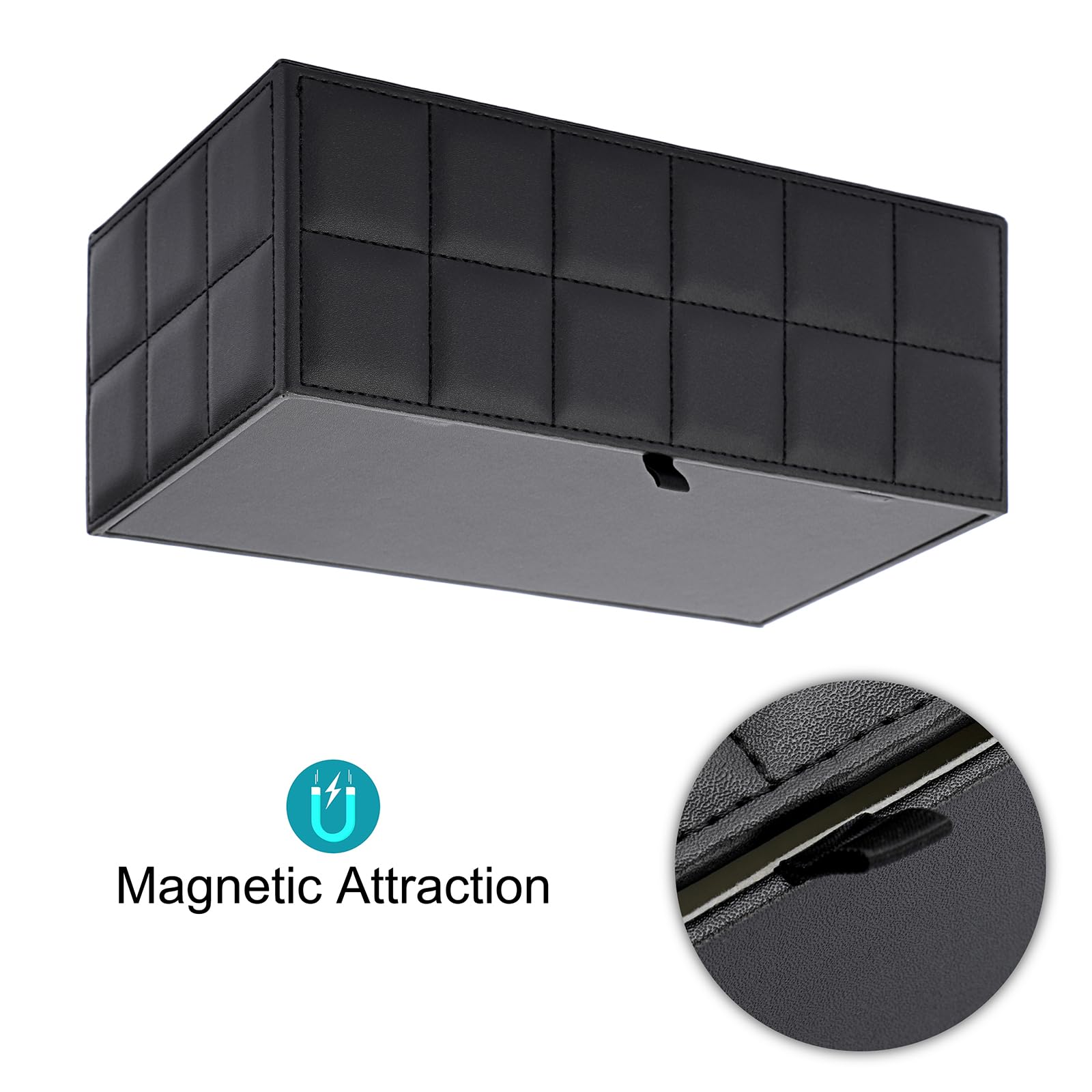 Amazon.com: Sumnacon Rectangular Leather Tissue Box Cover