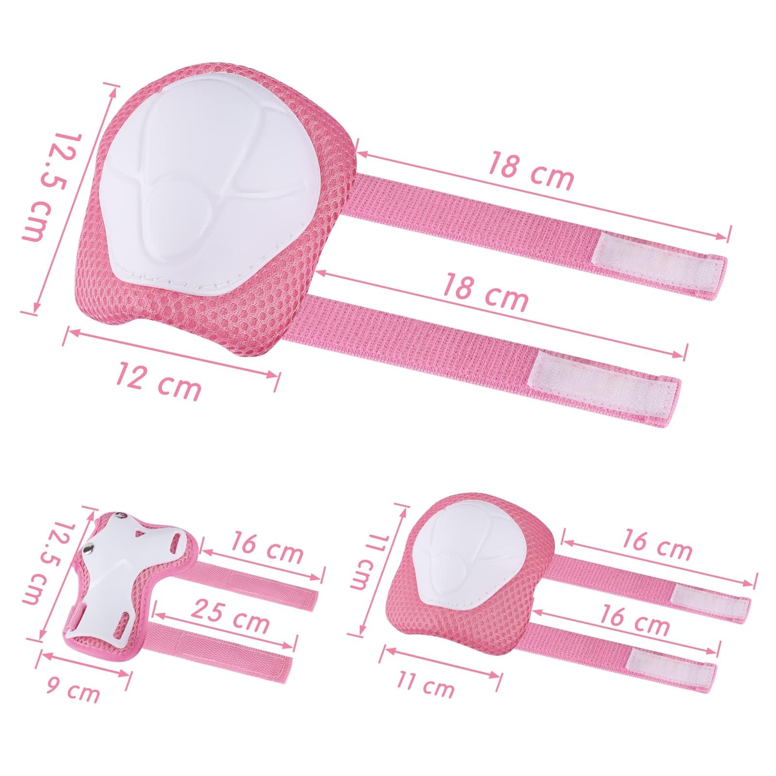 WayEee Protection Roller Enfant, Casque/Genouillères Enfant Ensemble de Protections, Equipement de Protection pour Roller, Skateboard, Vélo, Trottinette 3 à 10 ans