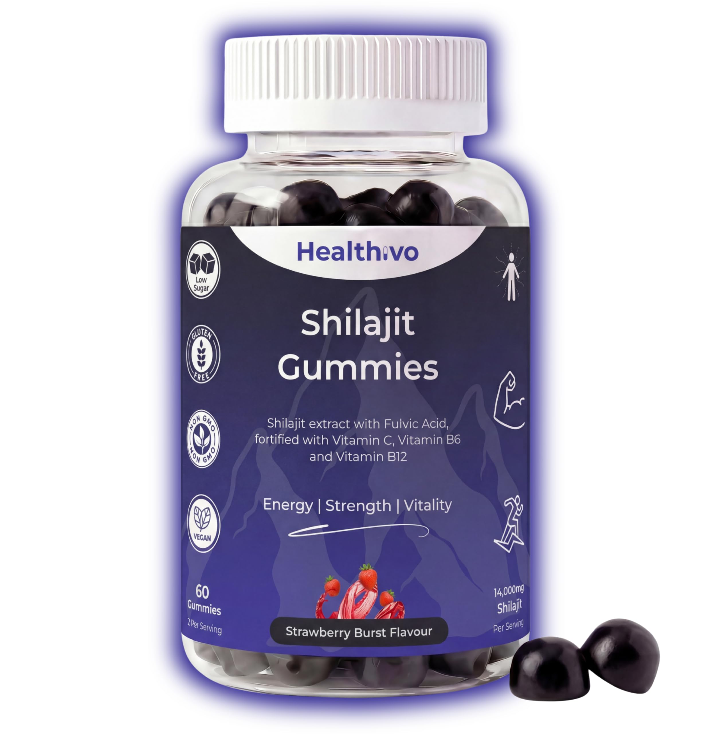Alliwise Shilajit Gummies For Men & Women, Shilajit Pure Himalayan Original Multi - View #2