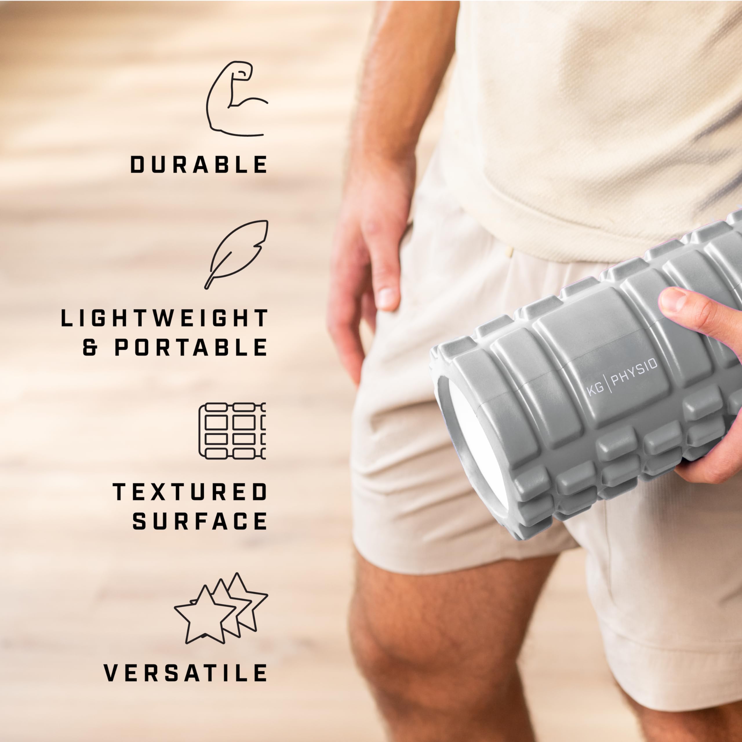 Rouleau De Massage FIZYO Pour Le Fitness, Le Yoga Et La Rééducation, Auto-massage Pour Le Dos Et