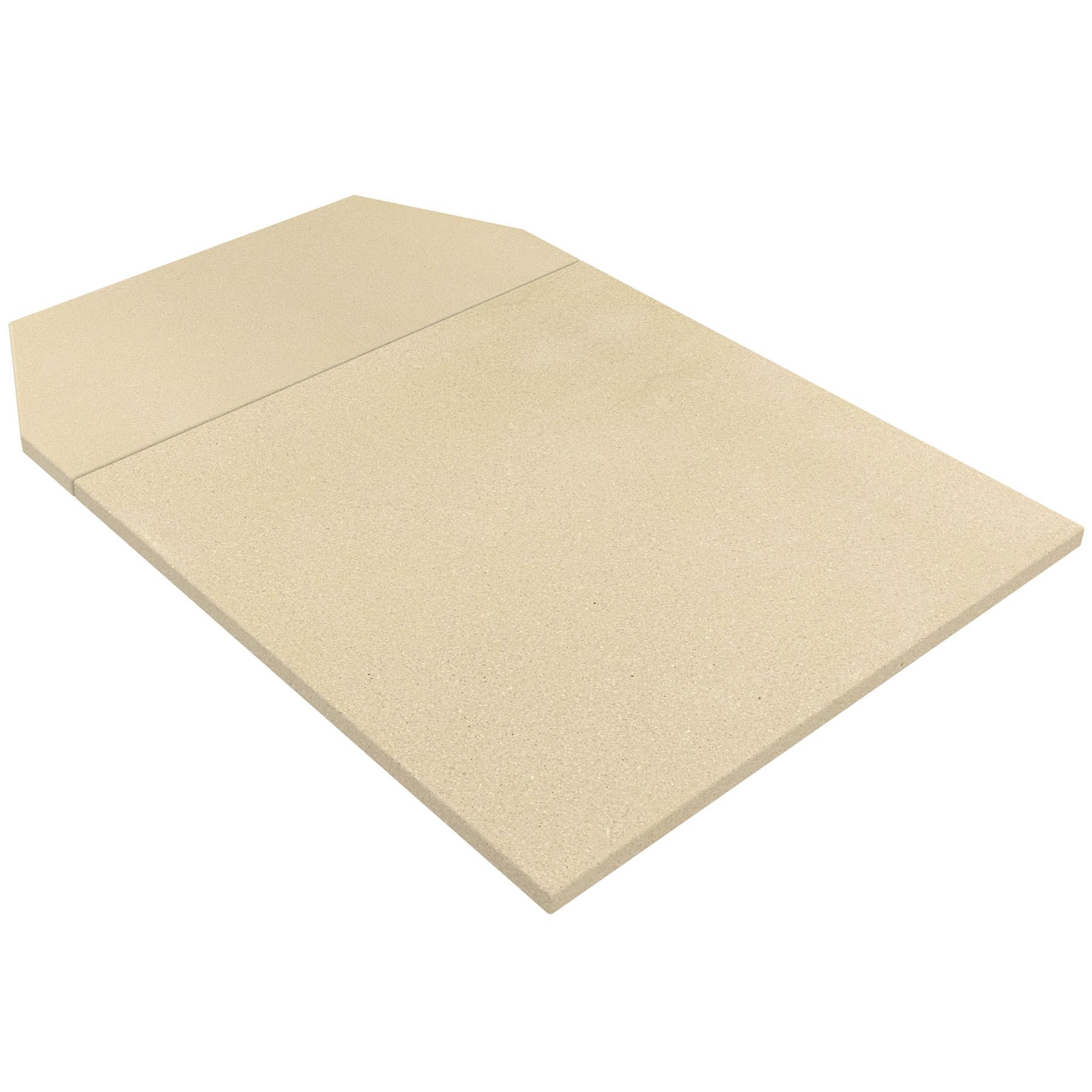 Pierre de cordiérite SafBbcue pour four Ooni Karu16 - Plaque de cuisson carrée beige 43cm