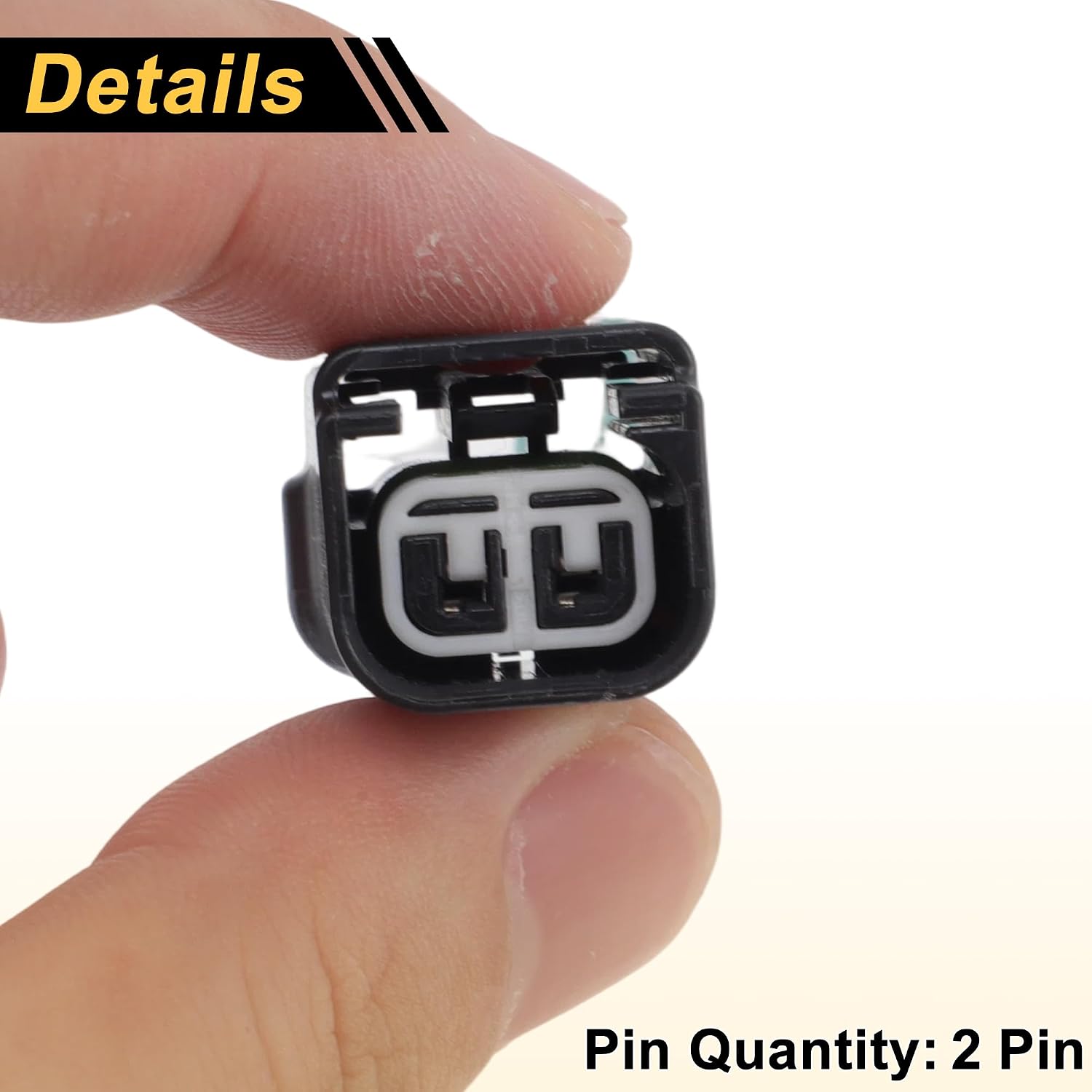 4 Set 2 Pin Ignition Coil Connector Plug for Ford Escape 2.3L 2005-2008 for Ford Focus 2.0L 2005-2011 Female Adapter No.BU2Z14S411FA