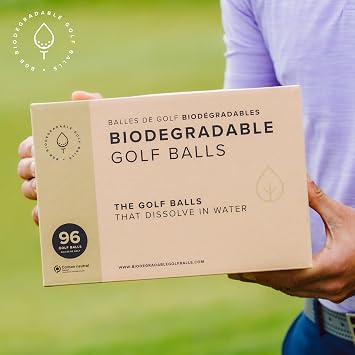 Biodegradable Golf Balls BGB Water Dissolvable | Eco Friendly Golf Gift | Water Soluble | Perfect for Outdoor Practice | Dissolves in 2-4 Weeks (96)