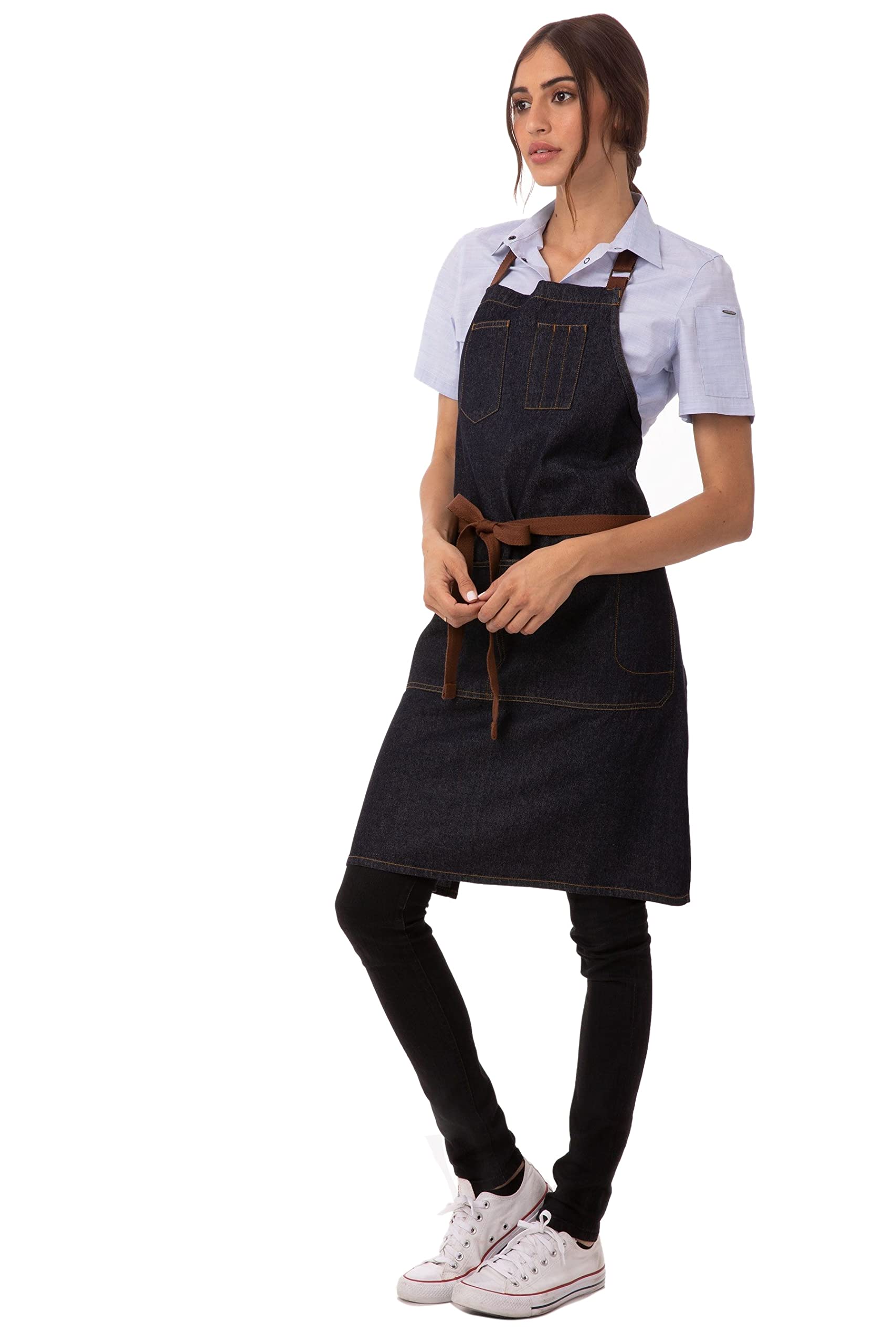 Chef Works Unisex Memphis Bib Apron