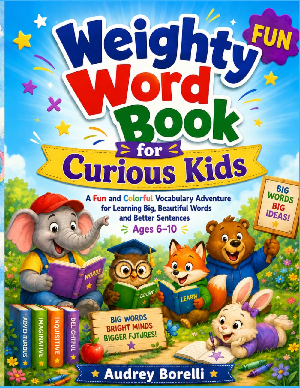 Weighty Word Book for Curious Kids: Weighty Word Book for Curious Kids: A Fun and Colorful Vocabulary Adventure for Learning Big, Beautiful Words and Better Sentences, Ages 6–10