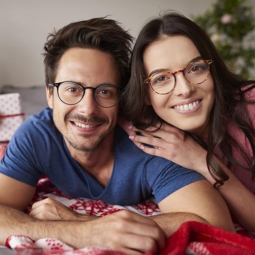 Miniatura 2 de Exquisitas gafas de lectura redondas, ultraligeras, progresivas, multienfoque, para mujeres y hombres, duraderos, bloqueo de luz azul, antifatiga