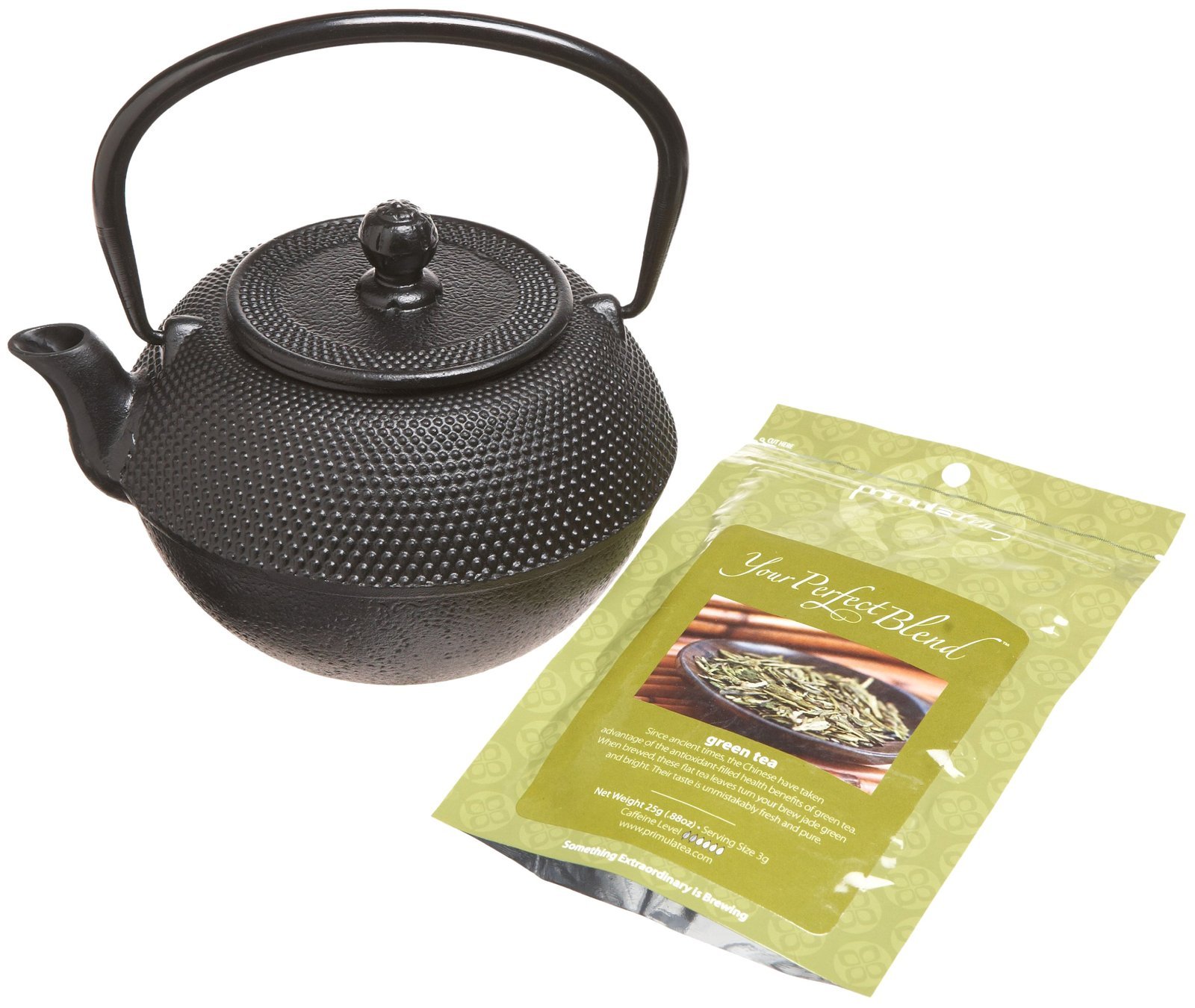 Primula Black Hammered Cast Iron Teapot