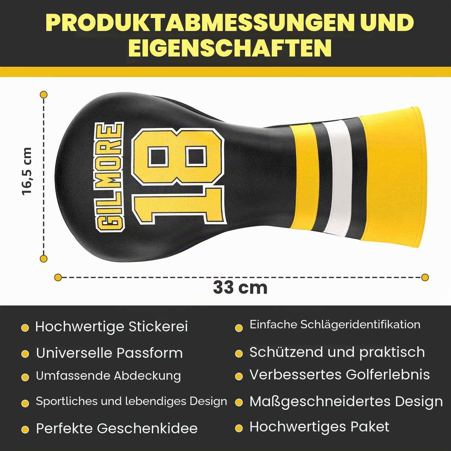 Gilmore Golfschlägerhaube