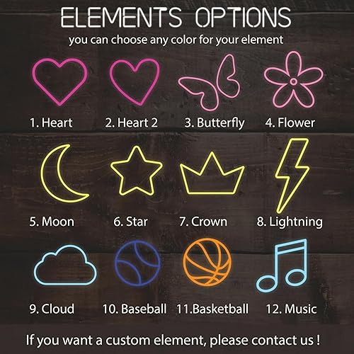 Miniatura 6 de Letreros de neón personalizables, letrero de neón personalizable para decoración de pared, letrero de neón con nombre personalizado para dormitorio
