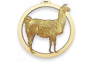 Christmas Spirit Enhanced by Llama Ornaments on the Tree