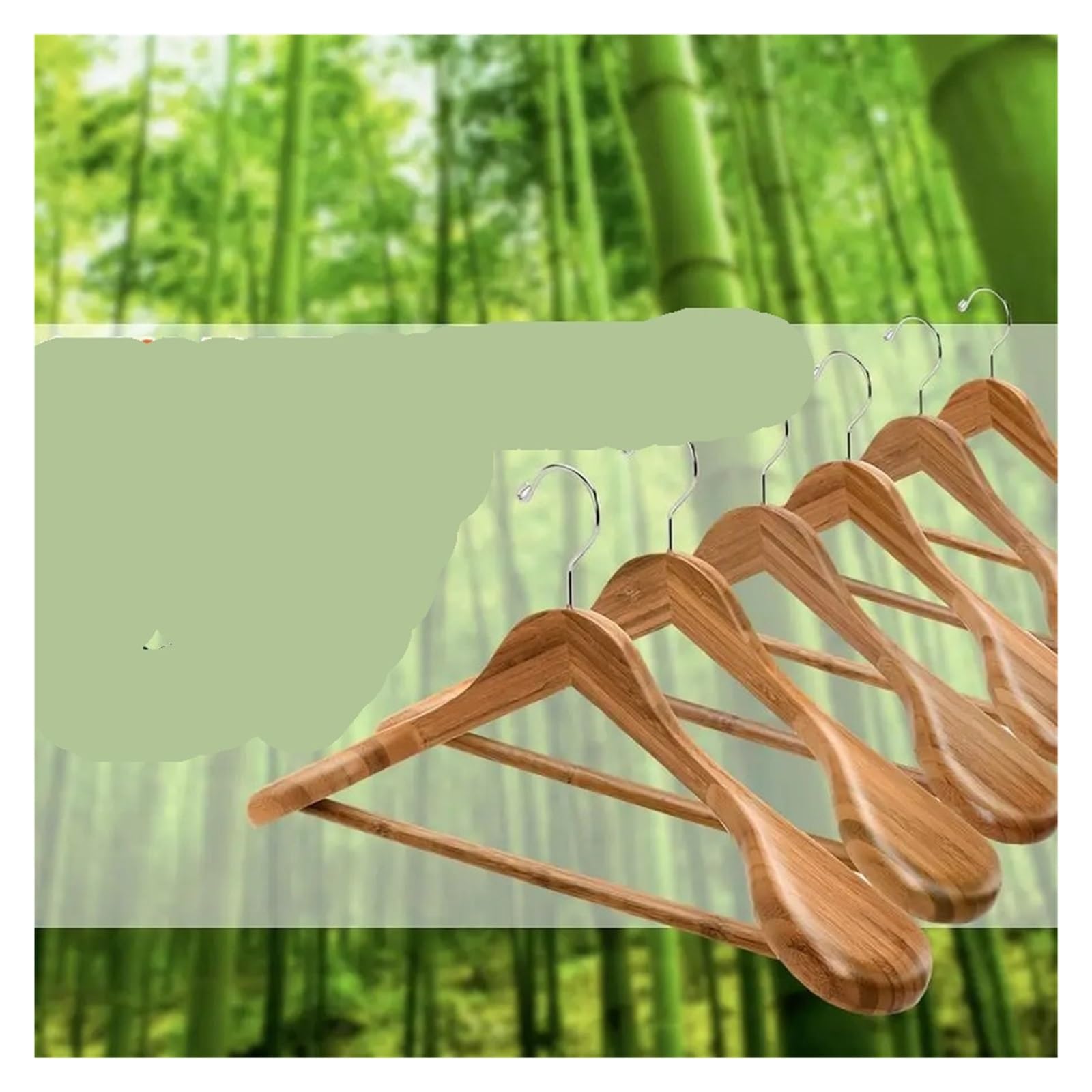 Kleiderbügel 6er-Pack natürliche Anzug-Kleiderbügel aus Holz mit breiter Schulter, Kleiderbügel Hosenstange, robuste Jacken-Kleiderbügel für Anzüge