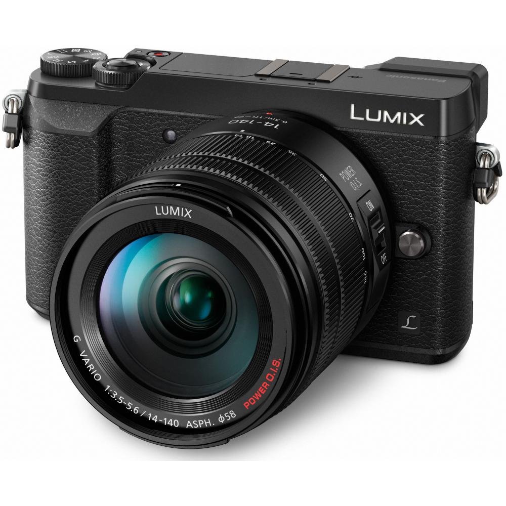 Panasonic LUMIX G DMC-GX80HEGK Systemkamera (16 Megapixel, Dual I.S. Bildstabilisator,Touchscreen, Sucher, 4K Foto und Video) mit Objektiv H-FS14140E schwarz