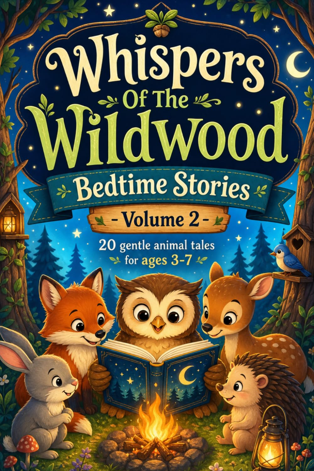 Whispers of the Wildwood Bedtime Stories 2: 20 Gentle Animal Tales for ages 3-7