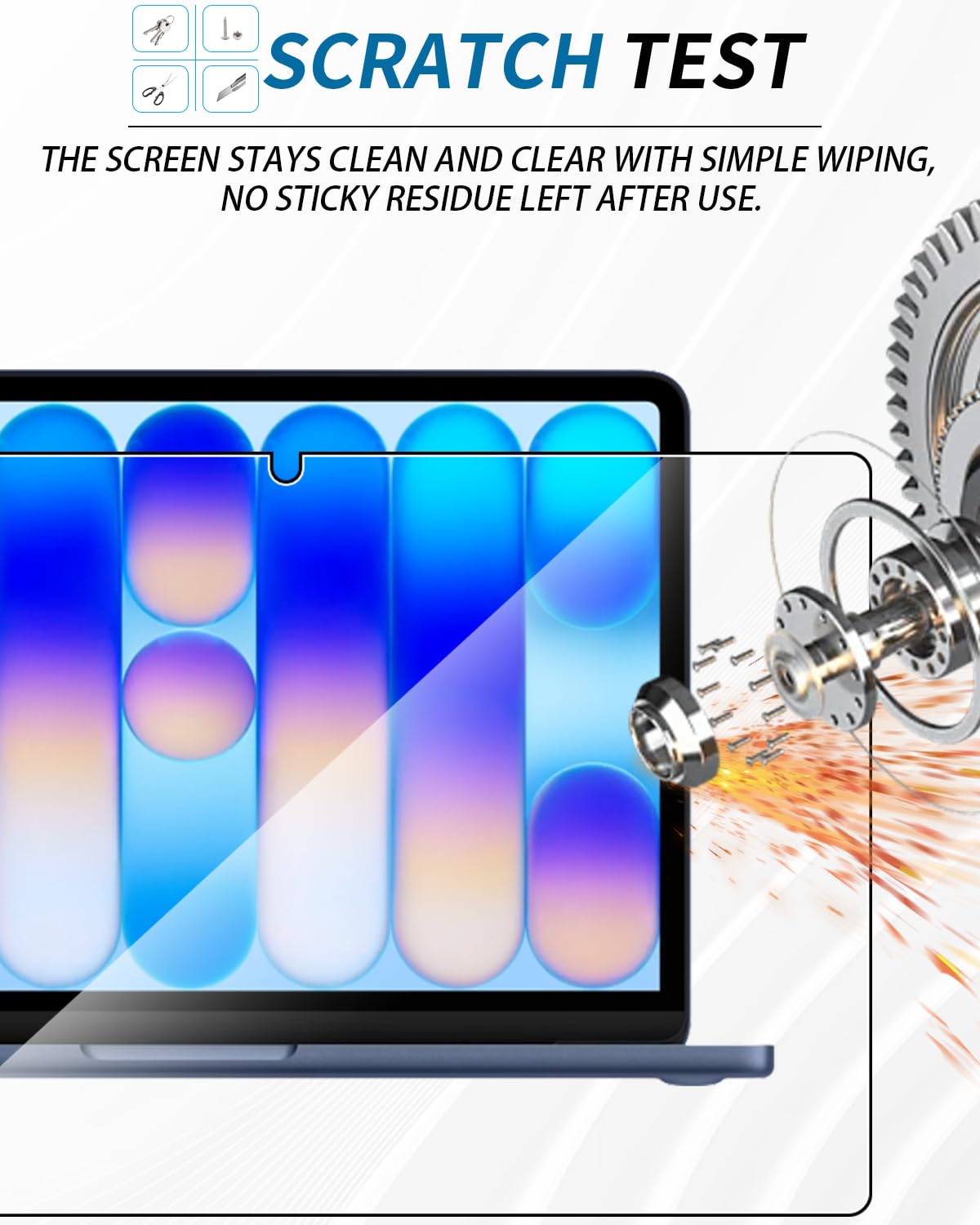 Film de protection d'écran pour MacBook Neo 13 pouces 2026, PET antireflet HD