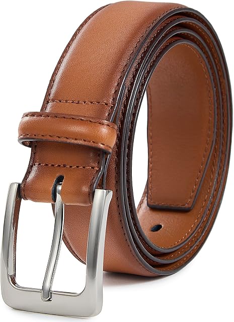 VATAN Ceintures de robe en cuir véritable pour hommes, faites à la main Classic Tous les jours Ceinture en cuir pour hommes Travail Affaires Casual