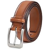 Men's Genuine Leather Dress Belts, Handmade Classic Every Day Leather Jeans Belt for Men Work Business Casual