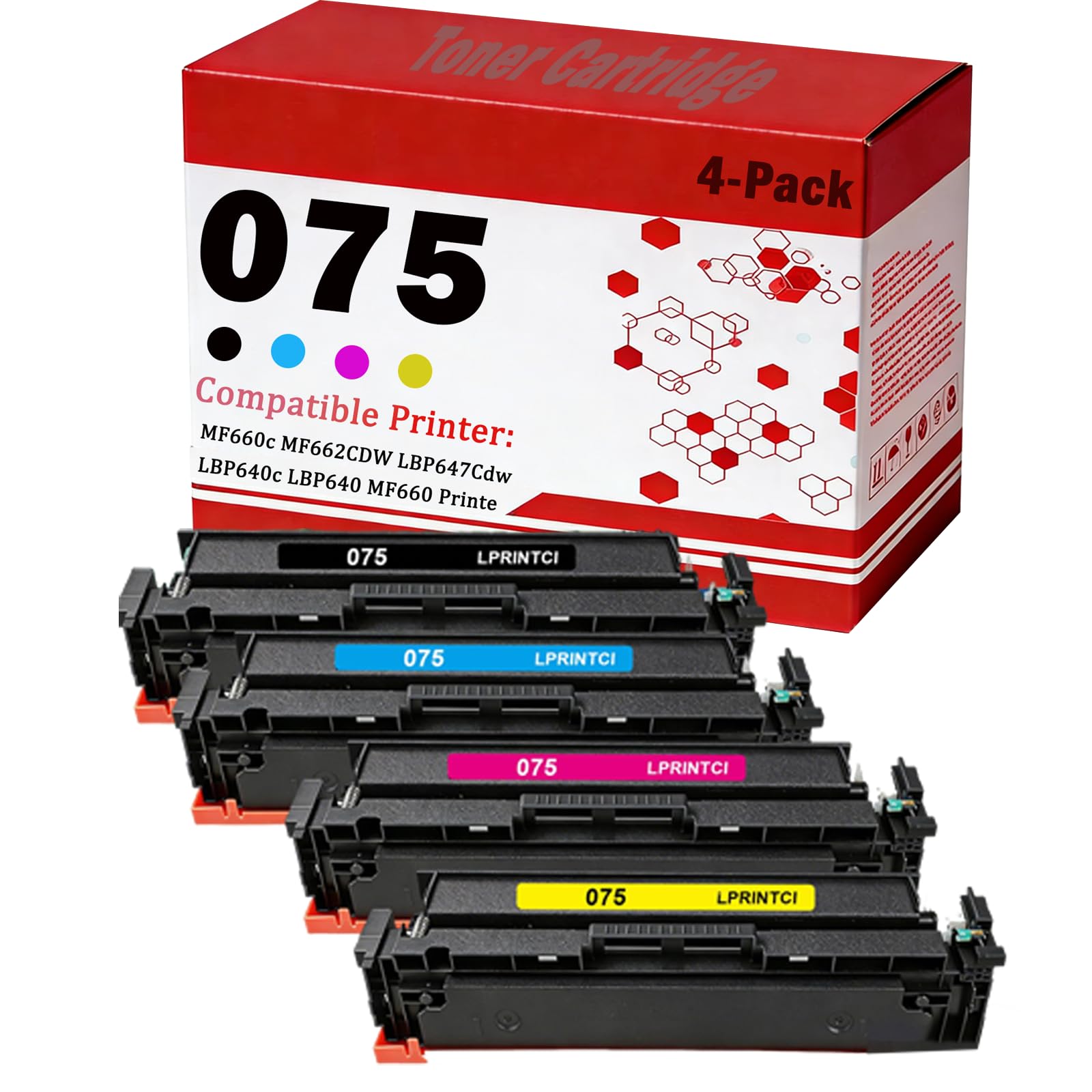 【ぶんた専用】10個　Canon DRUM Cartridge toner Amazon.com: 075 Toner Cartridge Replacement for Canon Color