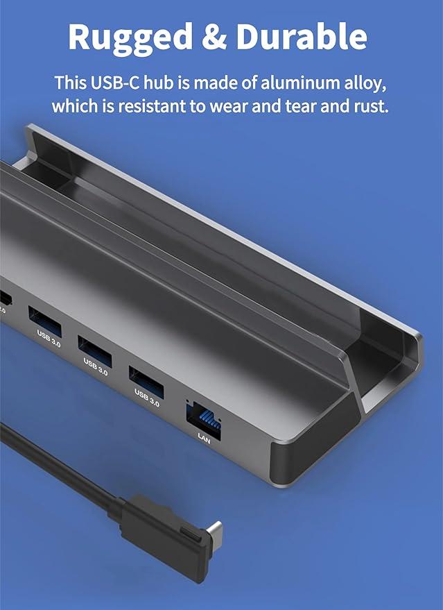 Docking Station USB C 6 en 1 para Steam Deck y ROG Ally miniatura 9