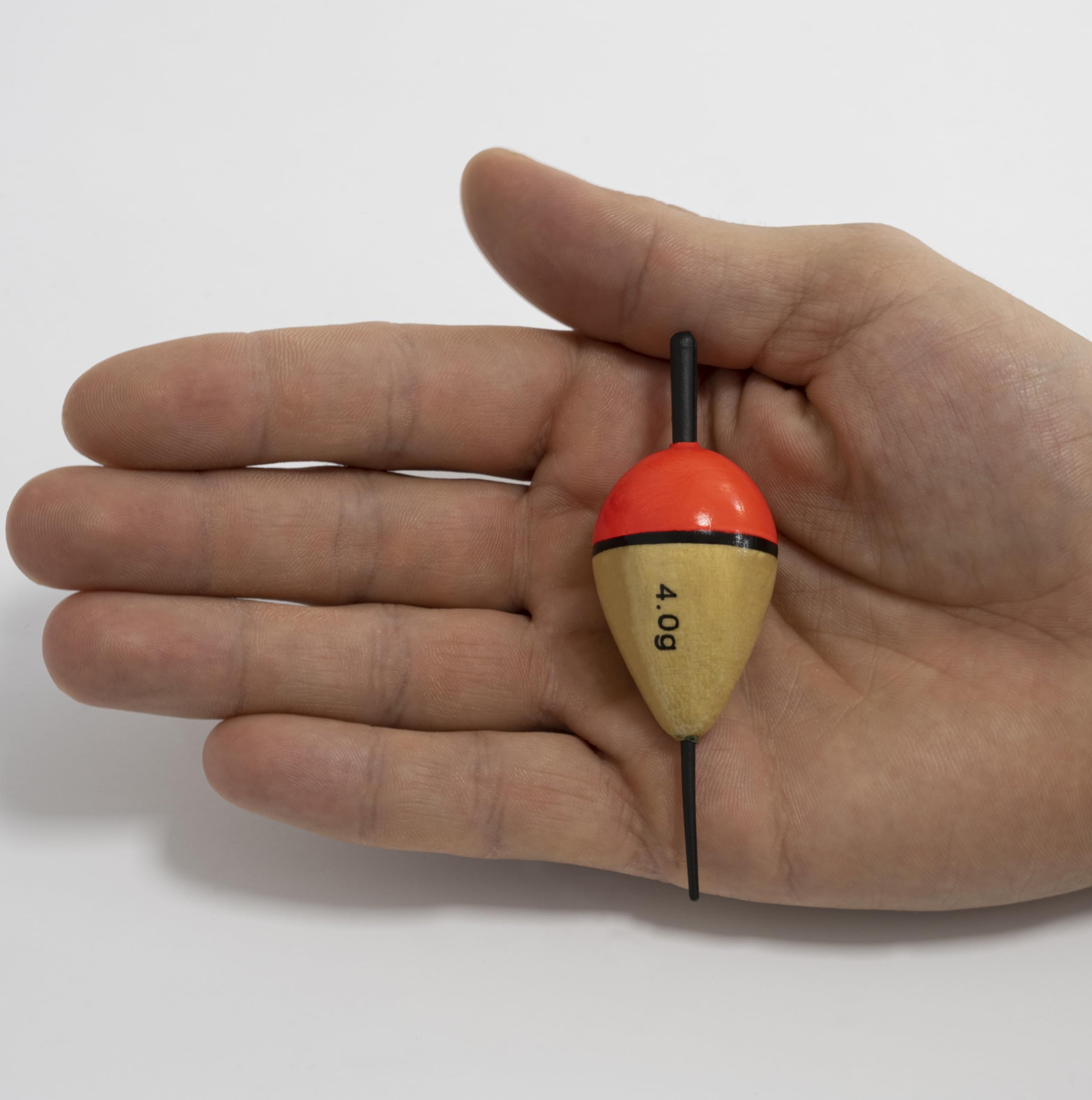 AERZETIX - Flotteur De Pêche En Bois 80mm - Pour Brochet Et Carnassiers - Pêche Eau Douce