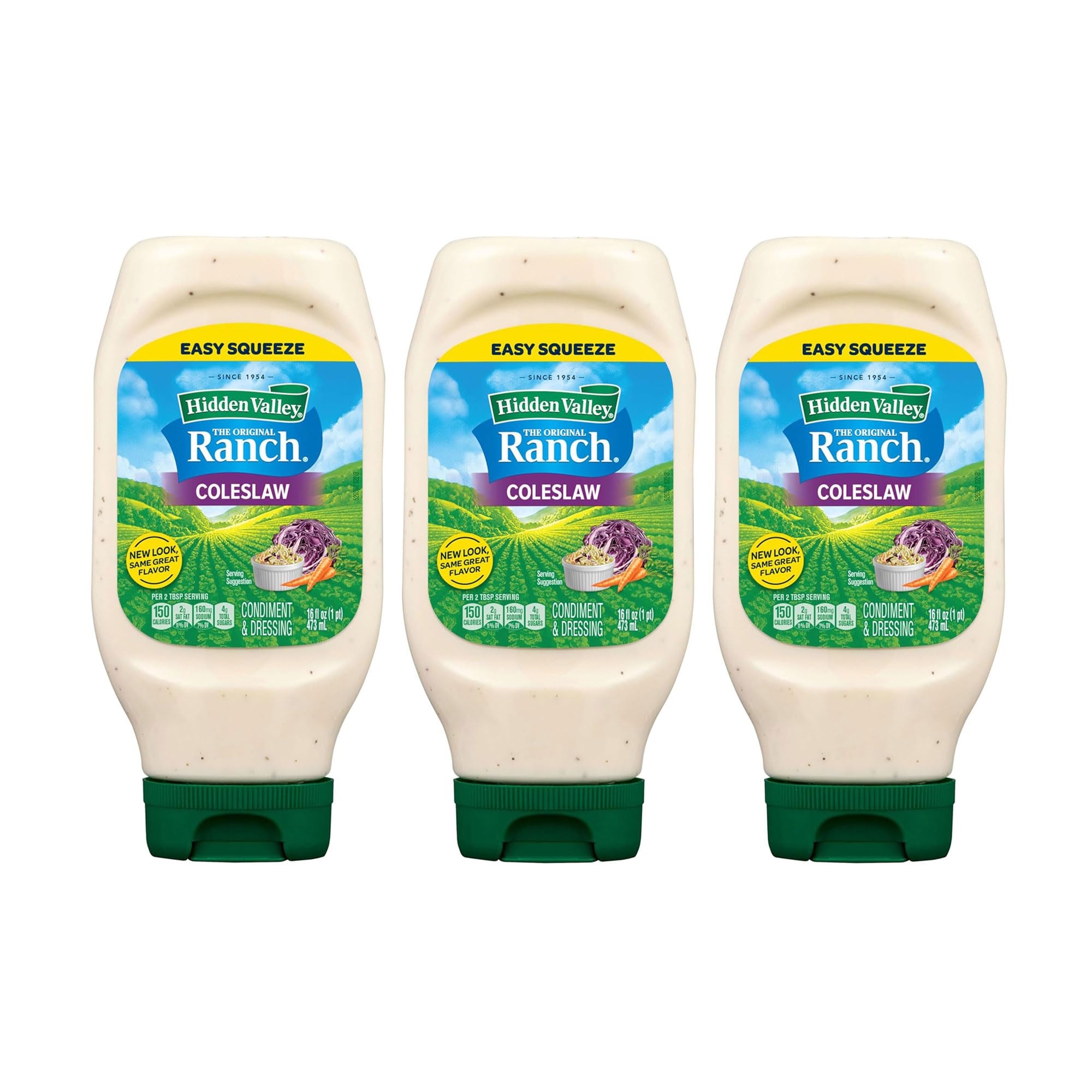 Hidden ValleyRanch, Coleslaw Dressing, 16oz Bottle (Pack of 3)