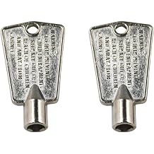 2Pcs 216702900 Freezer Door Keys Compatible with Frigidaire Kenmore Freezers Refrigerators Replace 297147700 AP4071414 PS2061565 AP4301346 PS1991481 AP2113733 06599905 08037402 12849