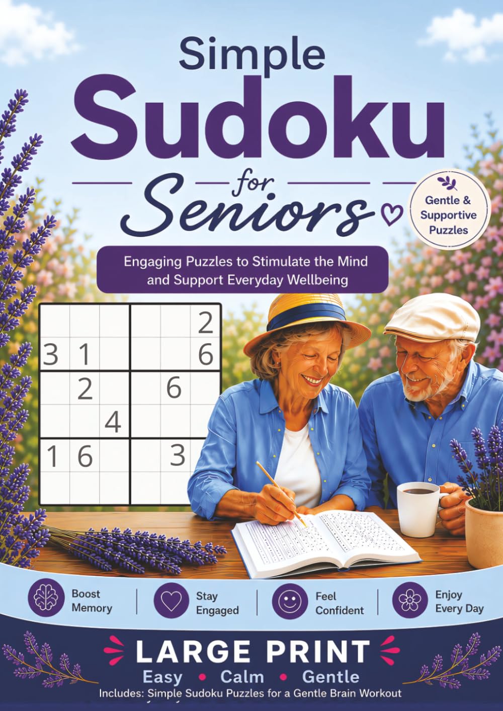 Sudoku for Seniors. Workbook 2: Easy Puzzle Book for Elderly to keep an Active Mind. Supports Senior Memory Activities & Brain Game Strategies for ... & Dementia Aid Workbooks for Seniors Series)