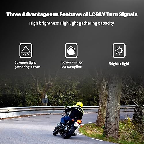 Miniatura 4 de LCGLY 1 par de luces direccionales 23037-01150116011701180388038903760377 compatible con KAWASAKI KLX125 KLX150 KLX230 KLX250 KLX300 KLX230 KLX230