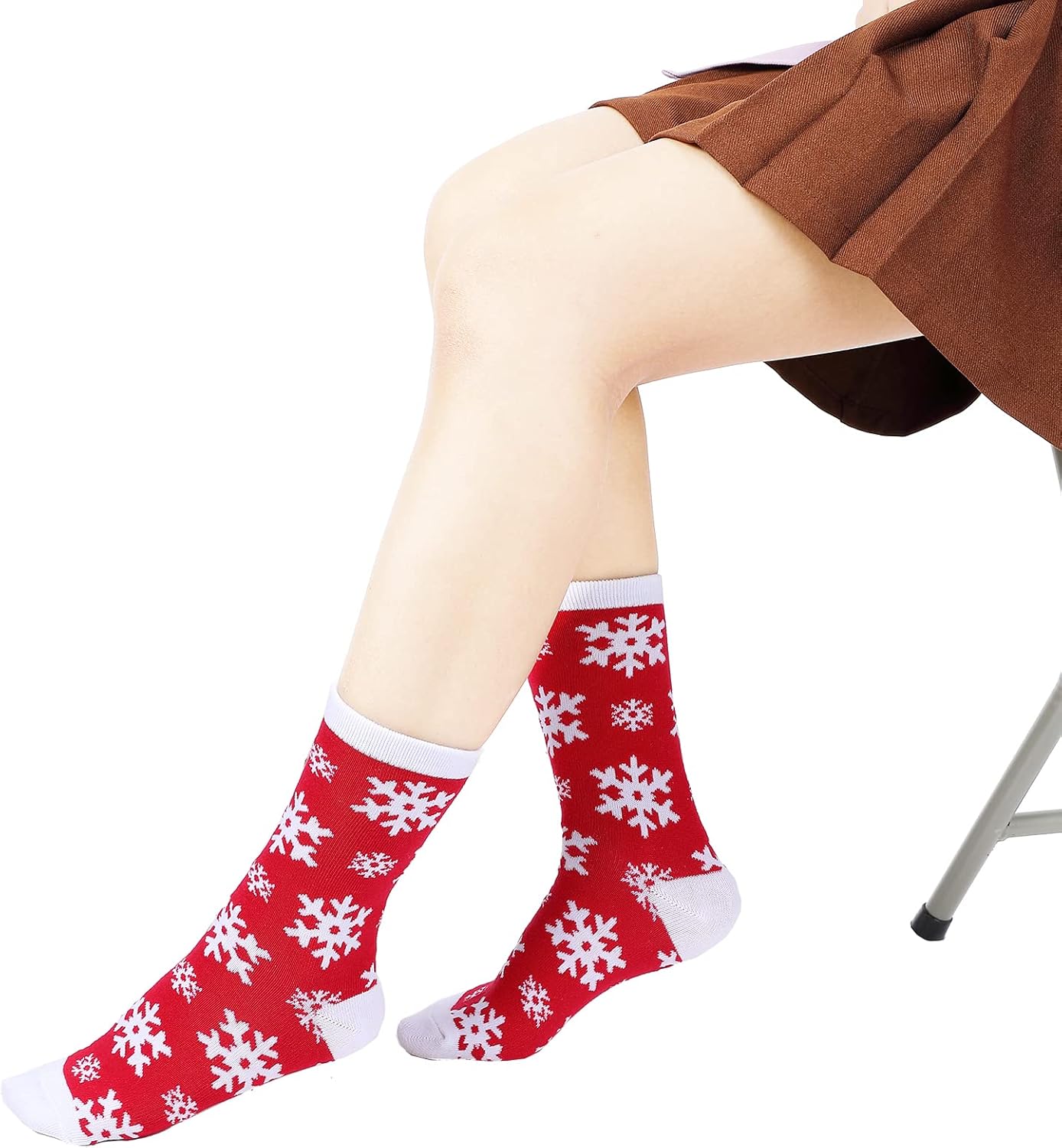 15 Pairs Crew Christmas Holiday Socks,Cozy Funny Cotton Knit Xmas Soft Socks Winter Novelty Christmas Gift - Image 3