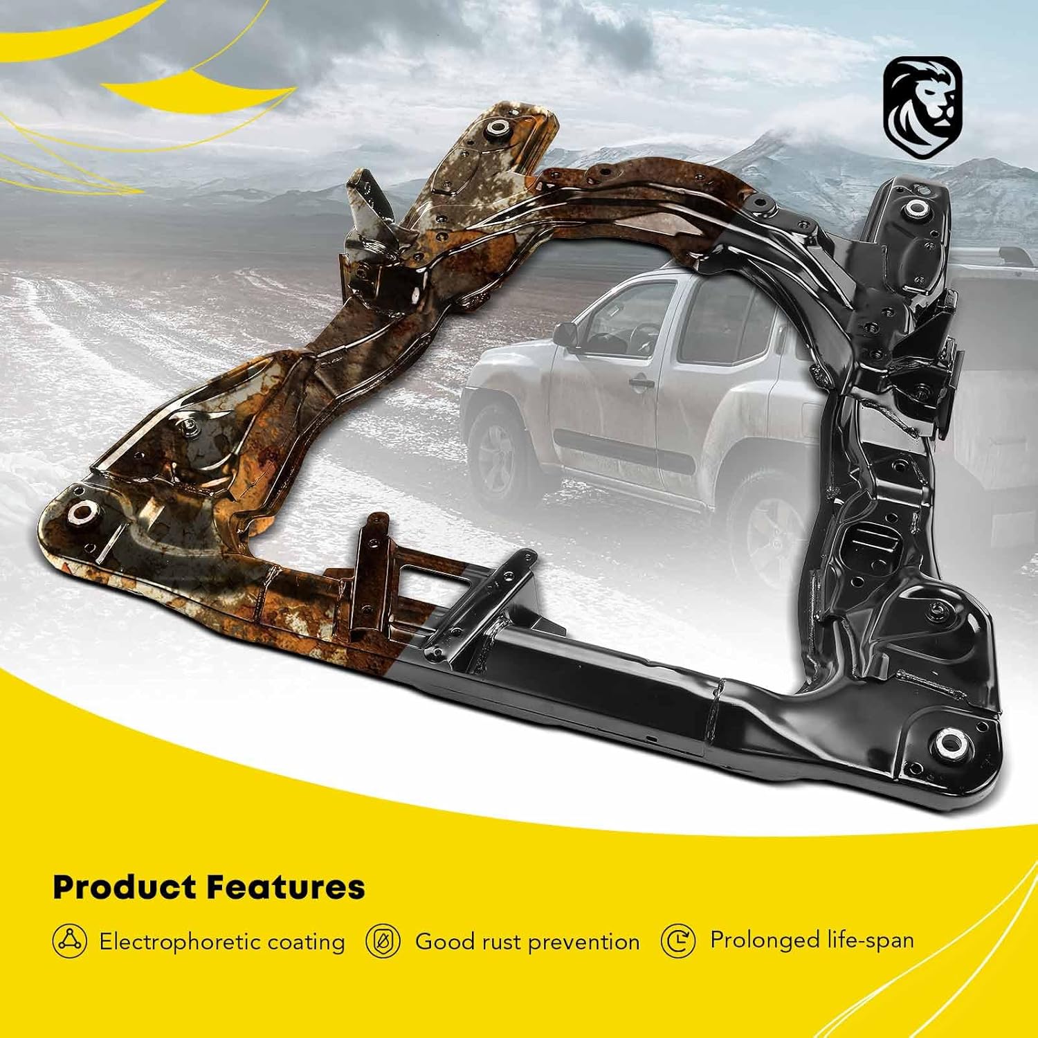 YHTAUTO Front Frame Crossmember Subframe Replacement for Honda Accord 2008-2015 L4 2.4L, Suspension Cross Member 47750567, 50200TA0A02