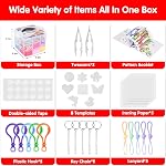 Fuse Beads Kit for Kids: 10000PC Melty Beads Set, 5MM Iron Melting Beads Craft Kit with 8 Pegboards,5 Ironing Paper and Accessories, Arts and Crafts Set Toys Gifts for Boys Girls Christmas Birthday