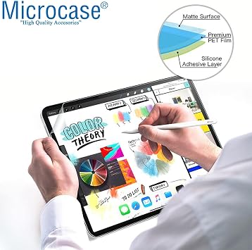Microcase Samsung Galaxy Tab S8 SM-X700 11 inç Paper Like Kağıt Hissi Veren MAT Ekran Koruyucu