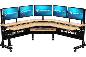VERSADESK® Foundry Bench Electric Height Adjustable Standing Desk