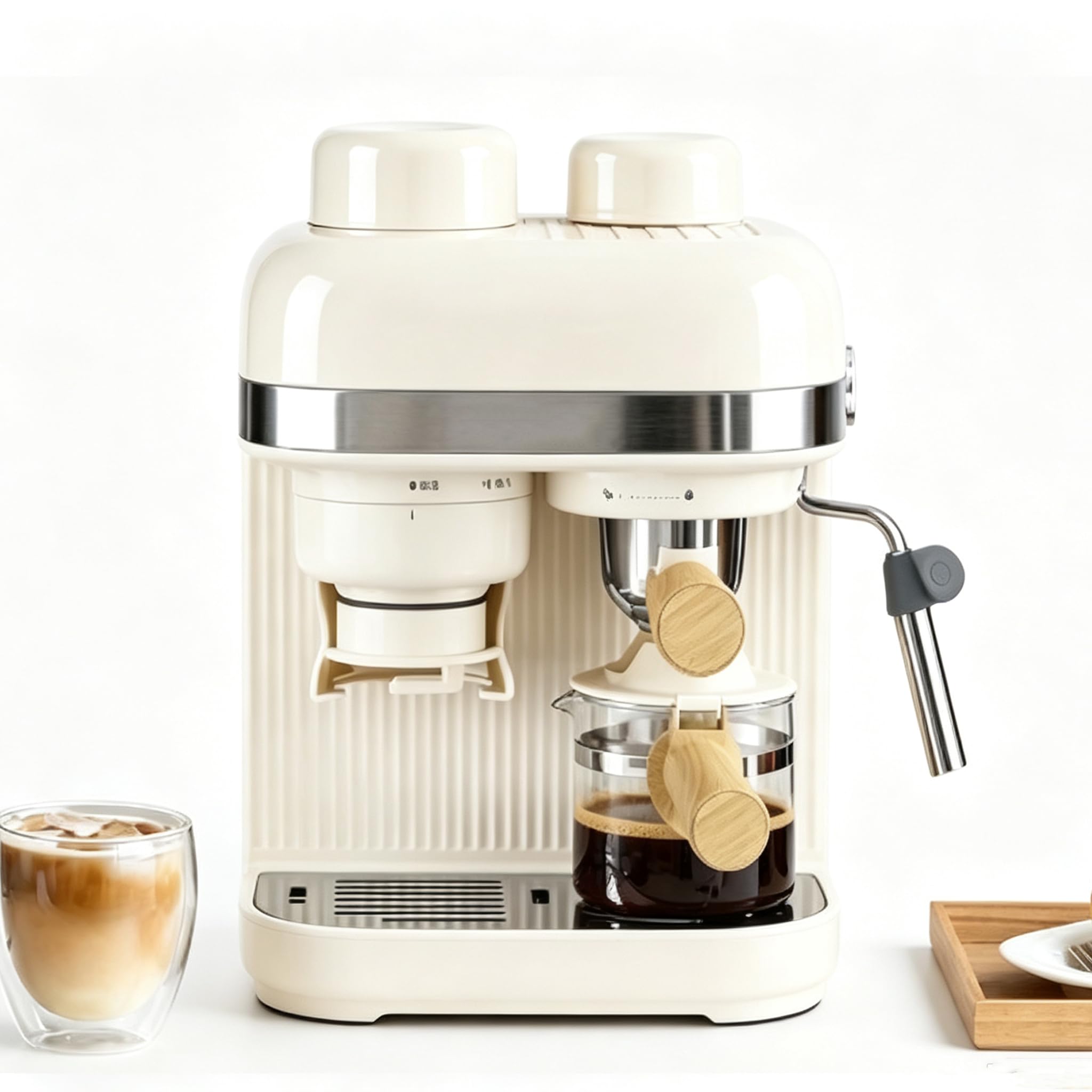 Cafetera Espresso Profesional De 800 W, Compacta.