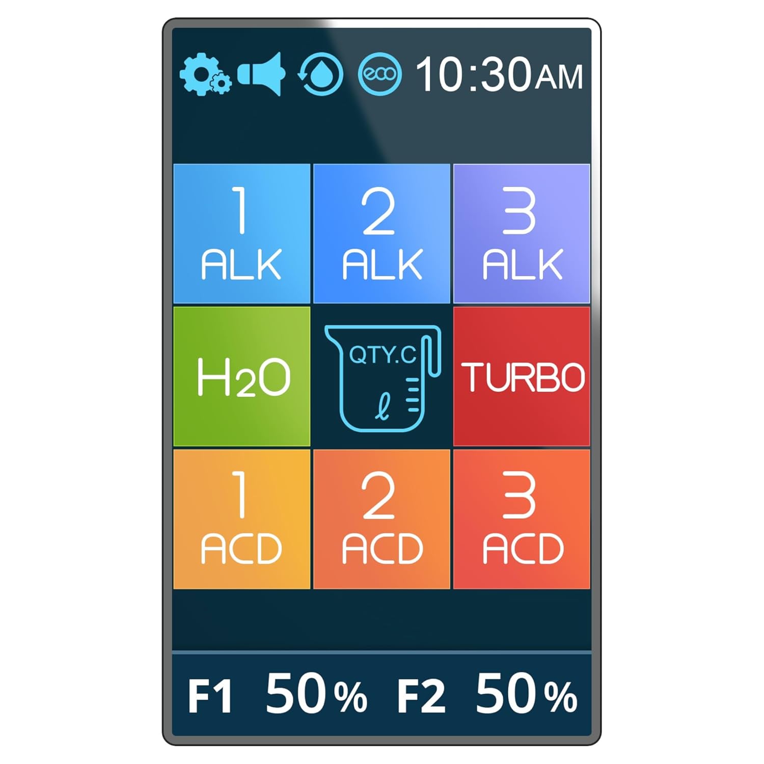 Tyent - Ace-13 Water Ionizer - Advanced Hydrogen Alkaline Water System - Adjustable pH Levels - Dual Ultra Filtration - Touch Screen Control - Turbo Power - Hydration & Wellness - Pure Drinking Water