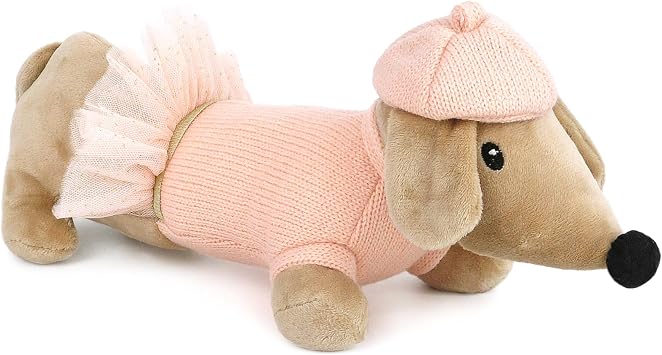 MON AMI Mon Cheri Dressed Dog Stuffed Animal 12, Soft & Cuddly Plush Animal, Use as Toy or Room Decor, Great Gift for Kids of All Ages