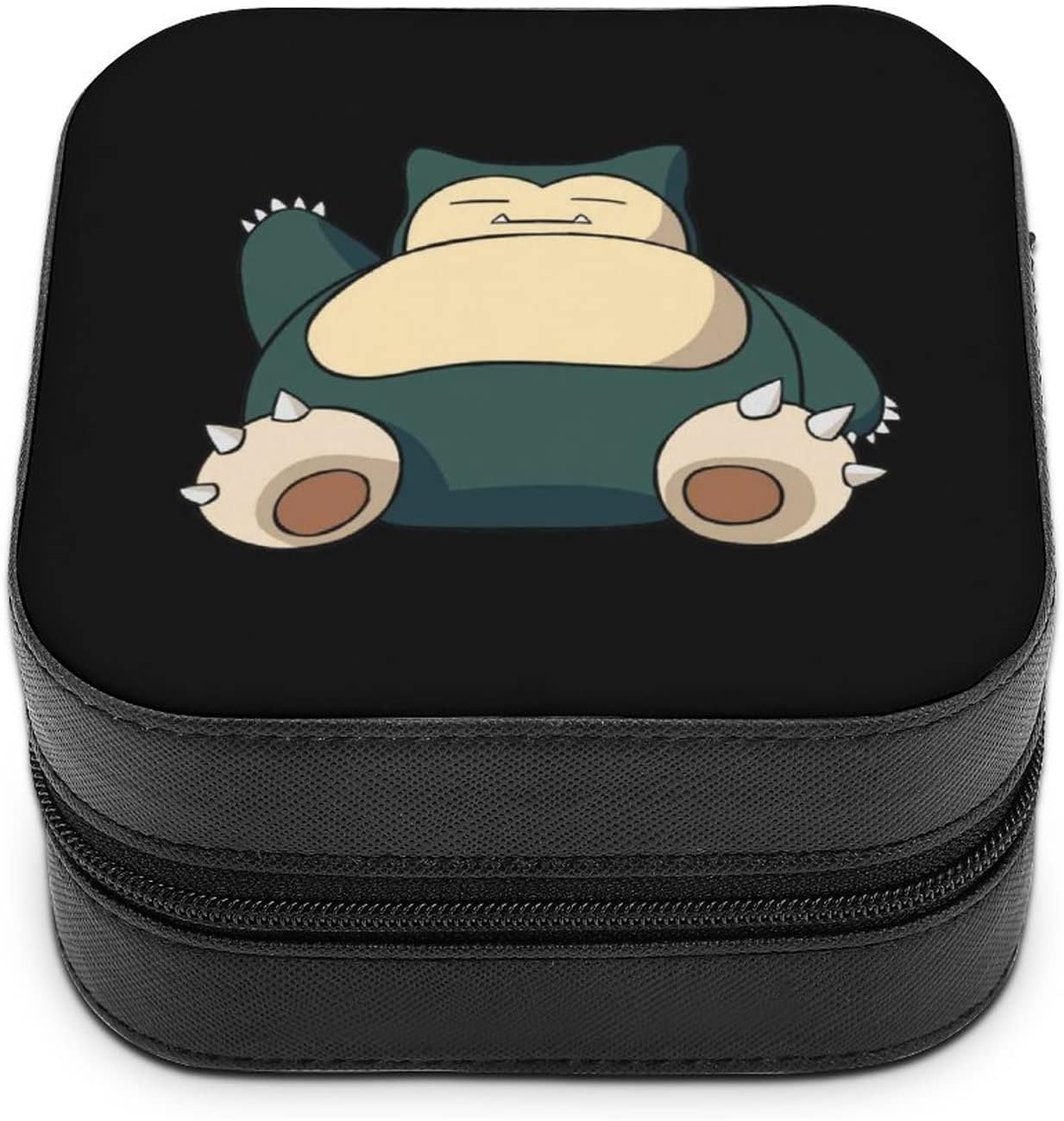 カビゴン ポケモン ジュエリーボックス 携帯用 アクセサリーケース 持ち運び 小物入れ ピアス ネックレス 指輪 リング アクセサリー 指輪置き ジュエリー収納 宝石箱 女性 ジュエリーケース 90 以上節約