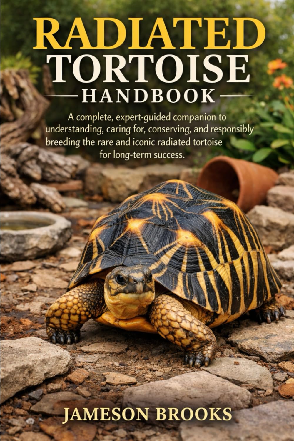 RADIATED TORTOISE HANDBOOK: A complete, expert-guided companion to understanding, caring for, conserving, and responsibly breeding the rare and iconic radiated tortoise for long-term success.