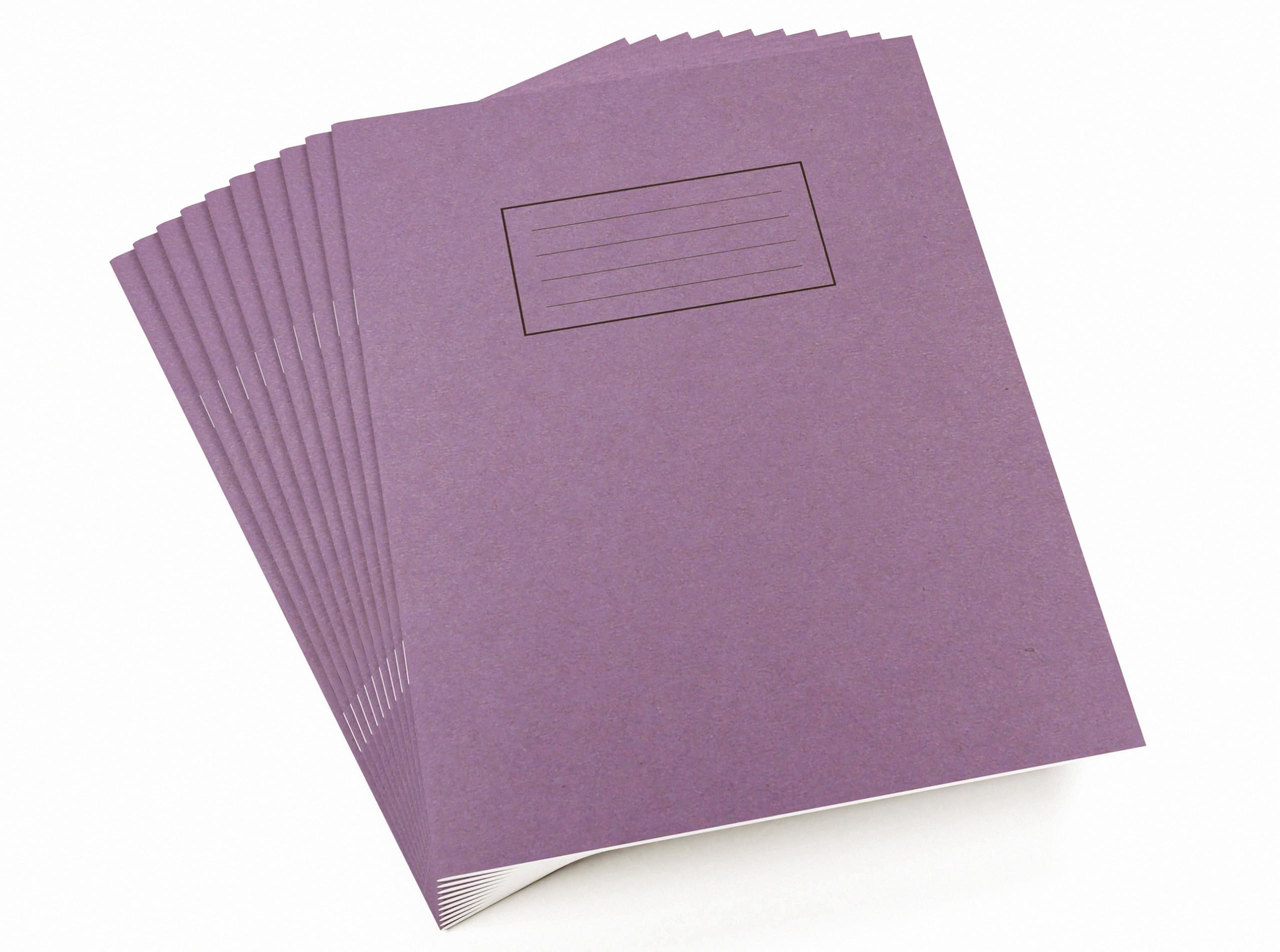 Silvine Purple Exercise Book Ruled And Margin 80 Pages 229X178mm - Ex100