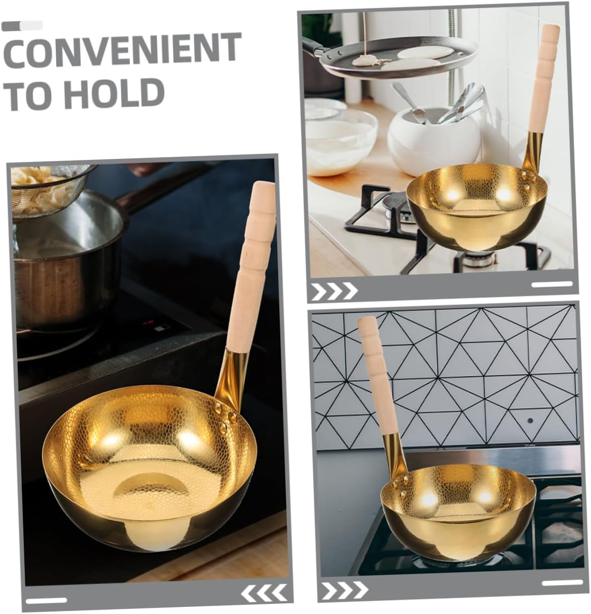 PRETYZOOM Stainless Steel Soup Pot Hammered Rice Noodle Pot Small Saucepan for Cooking Noodles Soups Porridge