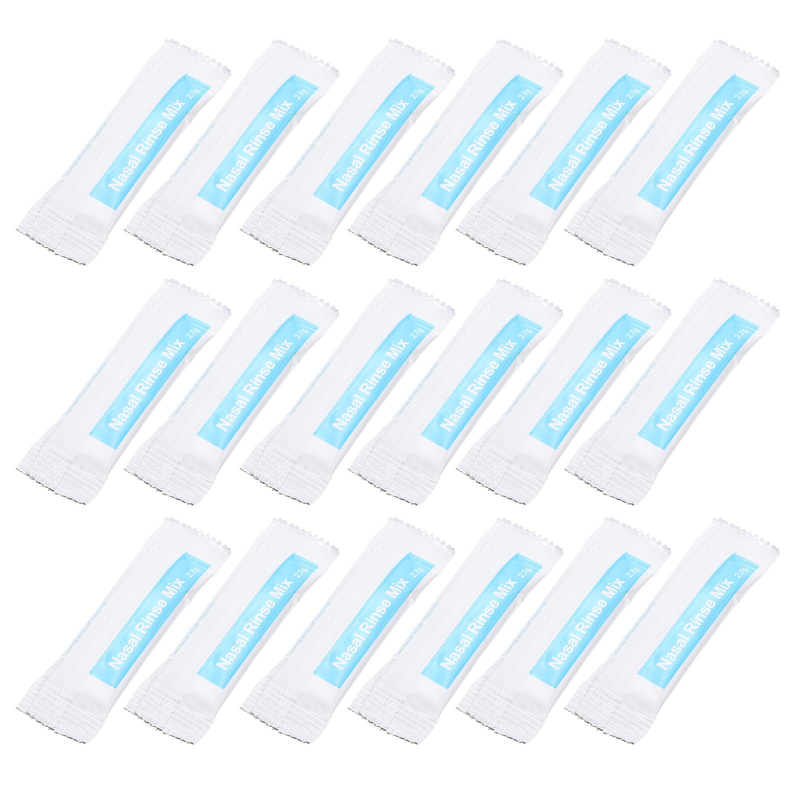 40pcs Nasal Rinse Salt Packets 2.7g Each Saline Mix for Adults and Sinus Wash Salt for Nasal Irrigation and Nose Cleaner Health Care