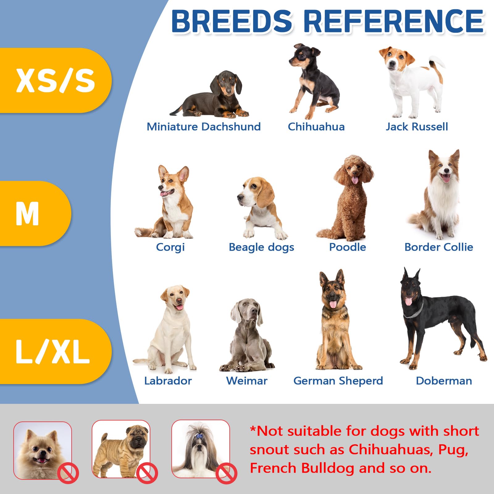 Soft Mesh Dog Muzzle with Reflective Strap - Lightweight Muzzle Adjustable Dogs to Prevents Biting, Chewing & Licking, Open Nose Design Reduces Friction & Enhances Comfort (Grey, M)