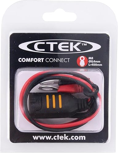 CTEK (56-261) conector confort, ojal de 38" para baterías M8 Top Post.