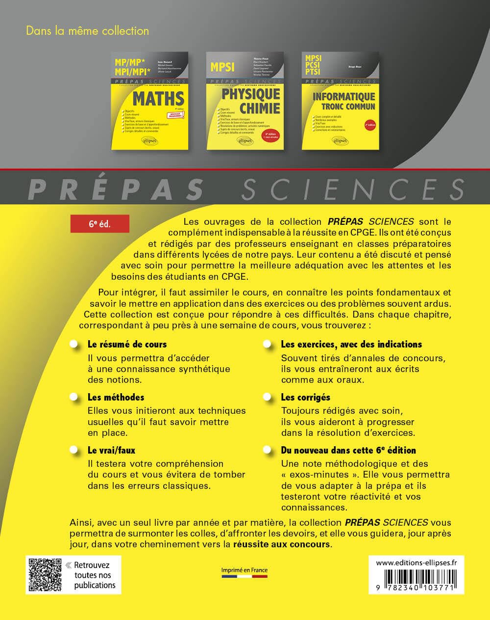 Mathématiques MPSI/MP2I