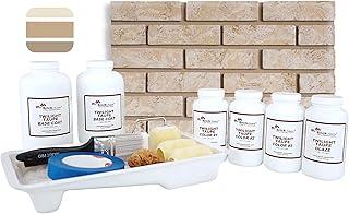 Stone Fireplace Paint Kit (Twilight Taupe) - All-in-One Fireplace Painti...