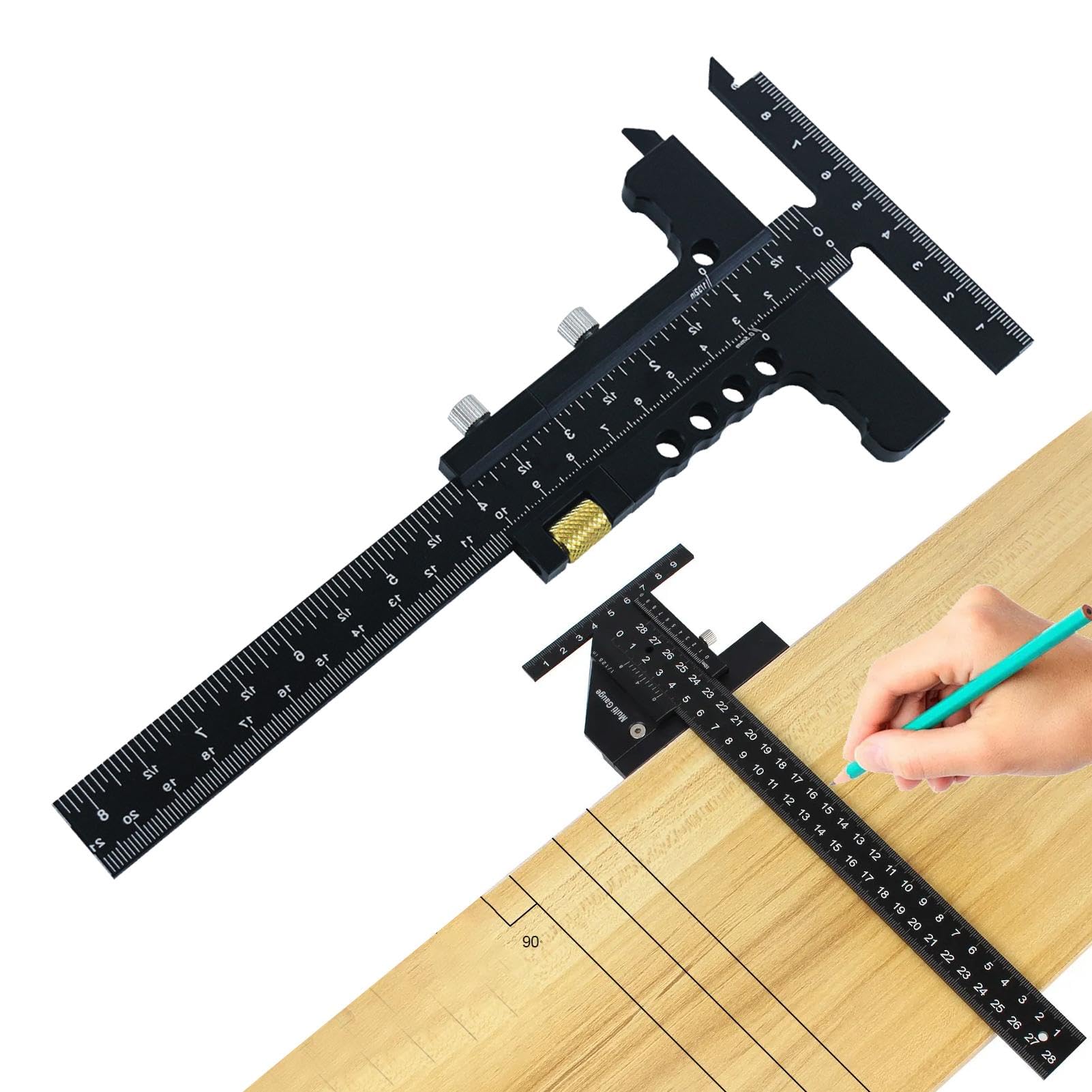 Amazon.co.jp: 直角測定定規、木工定規 | 直角測定定規Woodworker