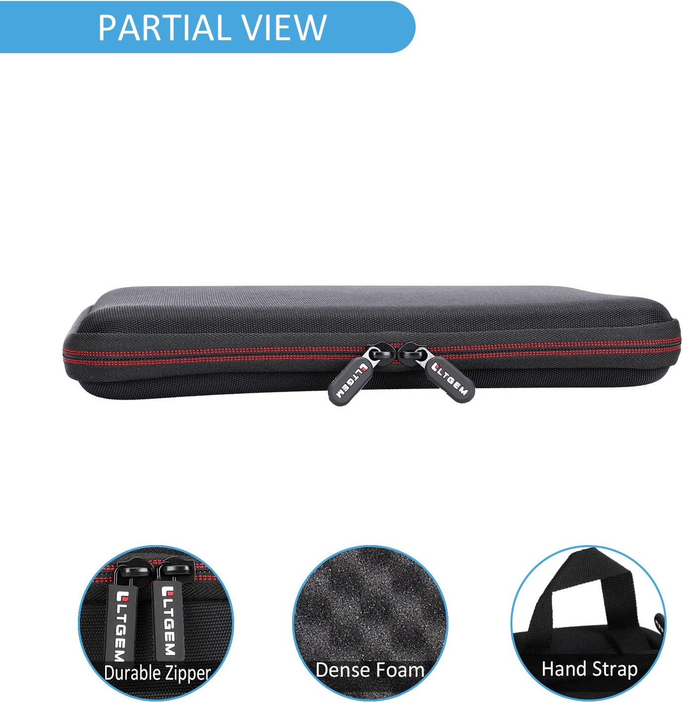 LTGEM Tablet Case for Wacom Intuos Small Graphics Drawing Tablet fits Model # CTL4100 or XPPen Graphics Tablet fits Model # StarG640 (Black)