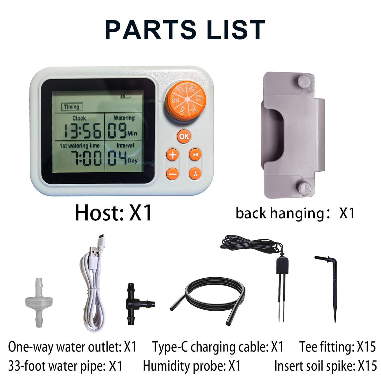 Drip Irrigation kit Indoor Plant Irrigation System Automatic Plant Waterer Plant Humidity Sensor Timer Water drip System kit to Growing Tent IKEA self Watering Automatic Mister kit Greenhouse（1 Sets）