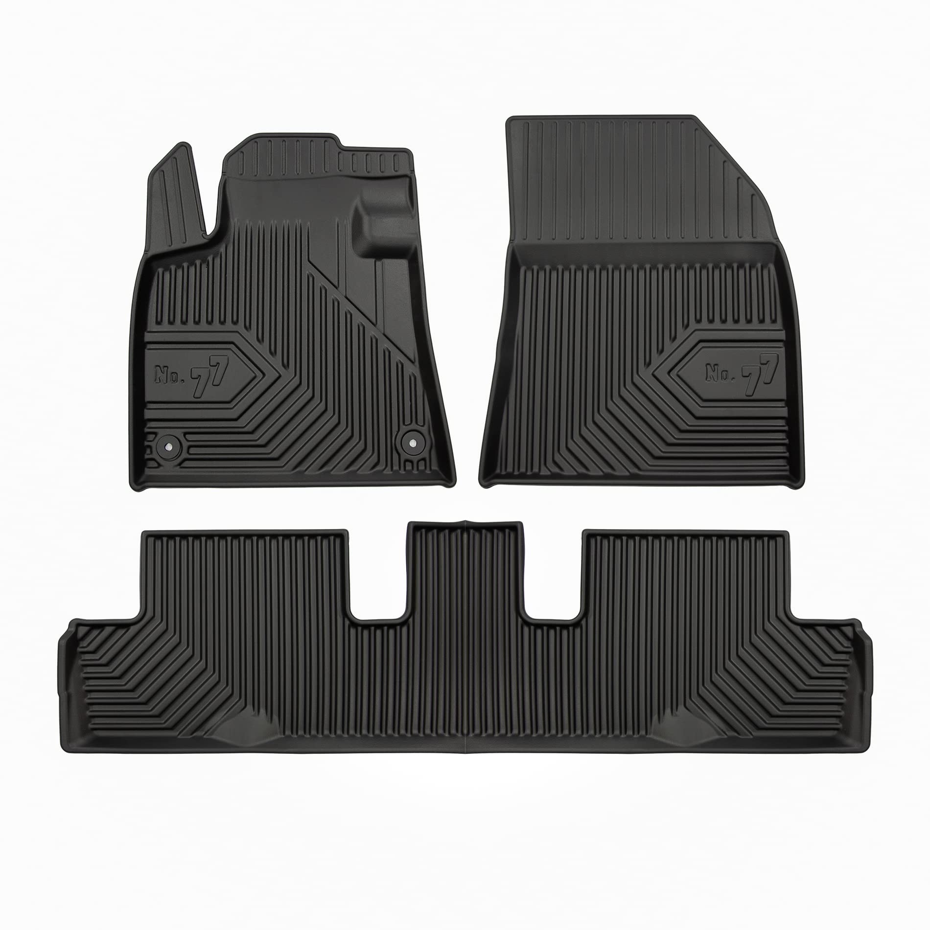 FROGUM No.77 Alfombrillas para Coche Alfombras para Citroën C4 Picasso II 2013-2019 | Borde Alto | para Todo el año | Tamaño
