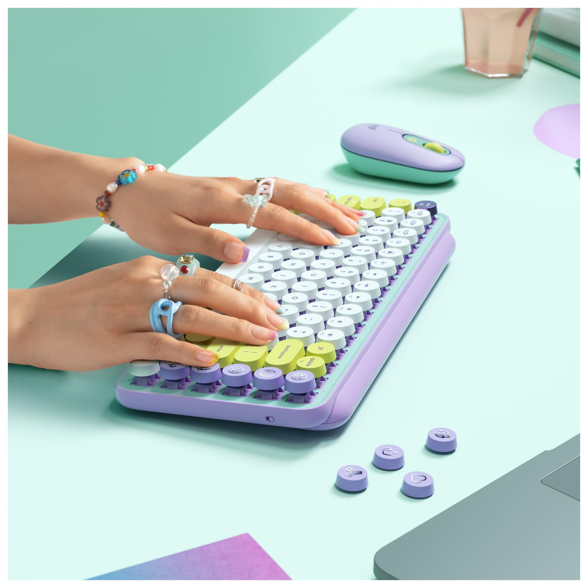 Logitech POP Keys Tastiera Meccanica Wireless - QWERTY US INT'L