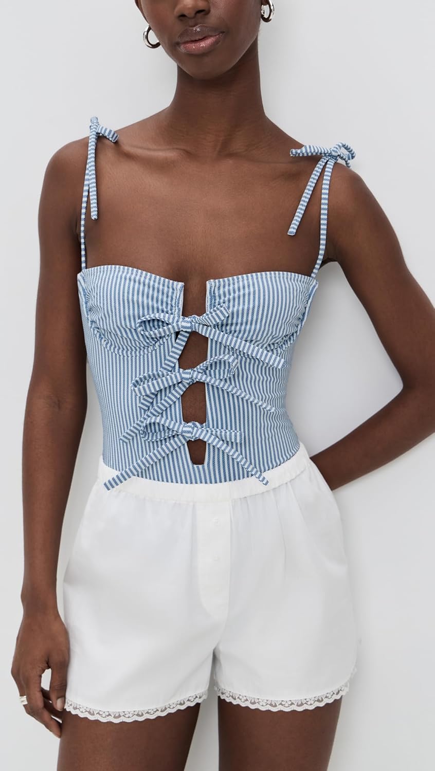 Montce Women's Classic Blue Stripe Trois One Piece - Image 5